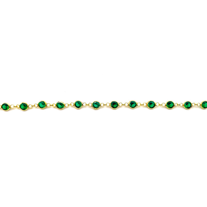 Emerald Green Link Bracelet