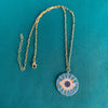Turquoise Evil Eye Link Necklace