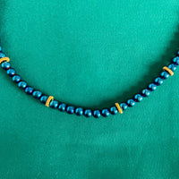 Gold Hematite Beaded Necklace - JIWIL