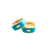 Turquoise Square Earring